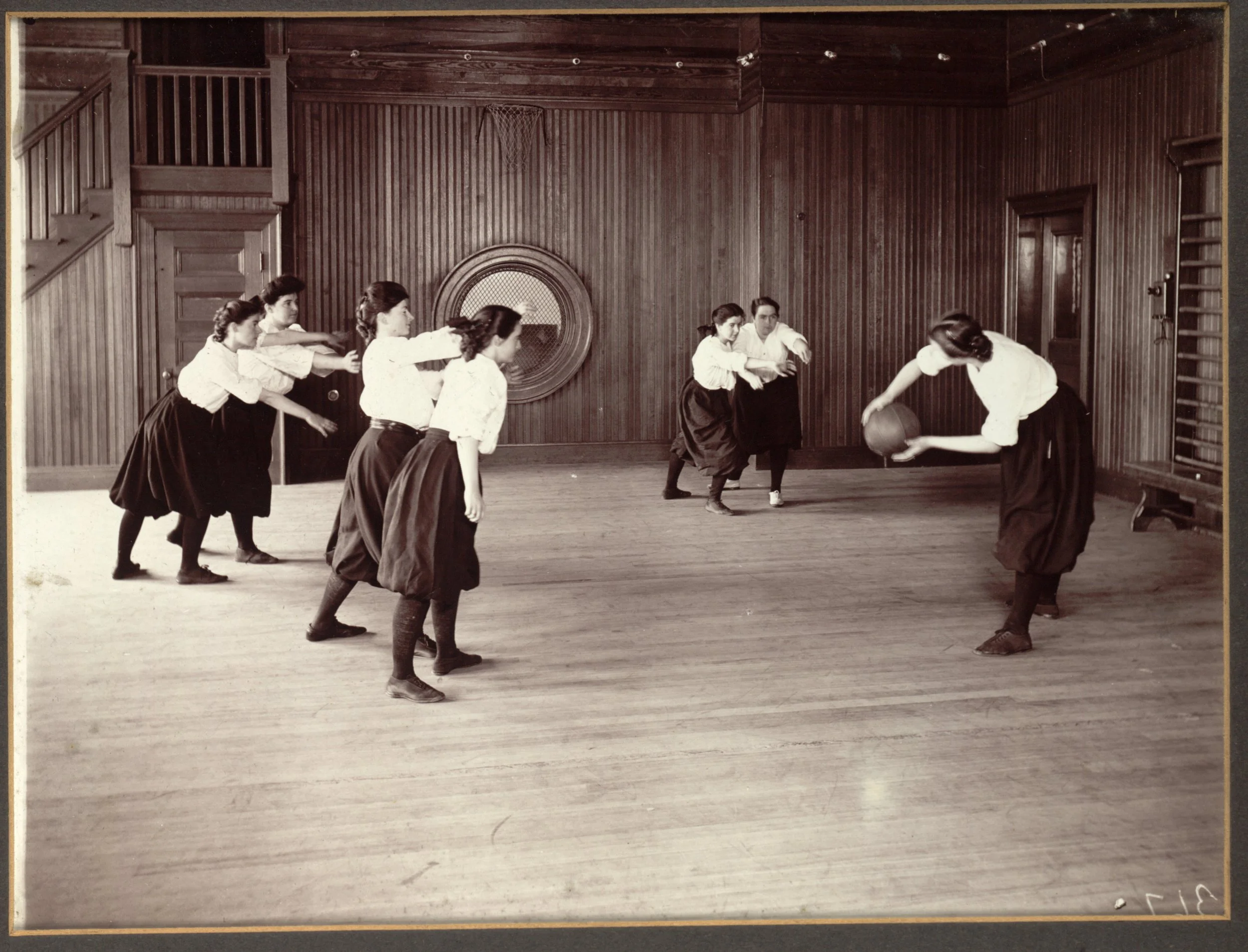 Miss Moynahan and early basketball stars
