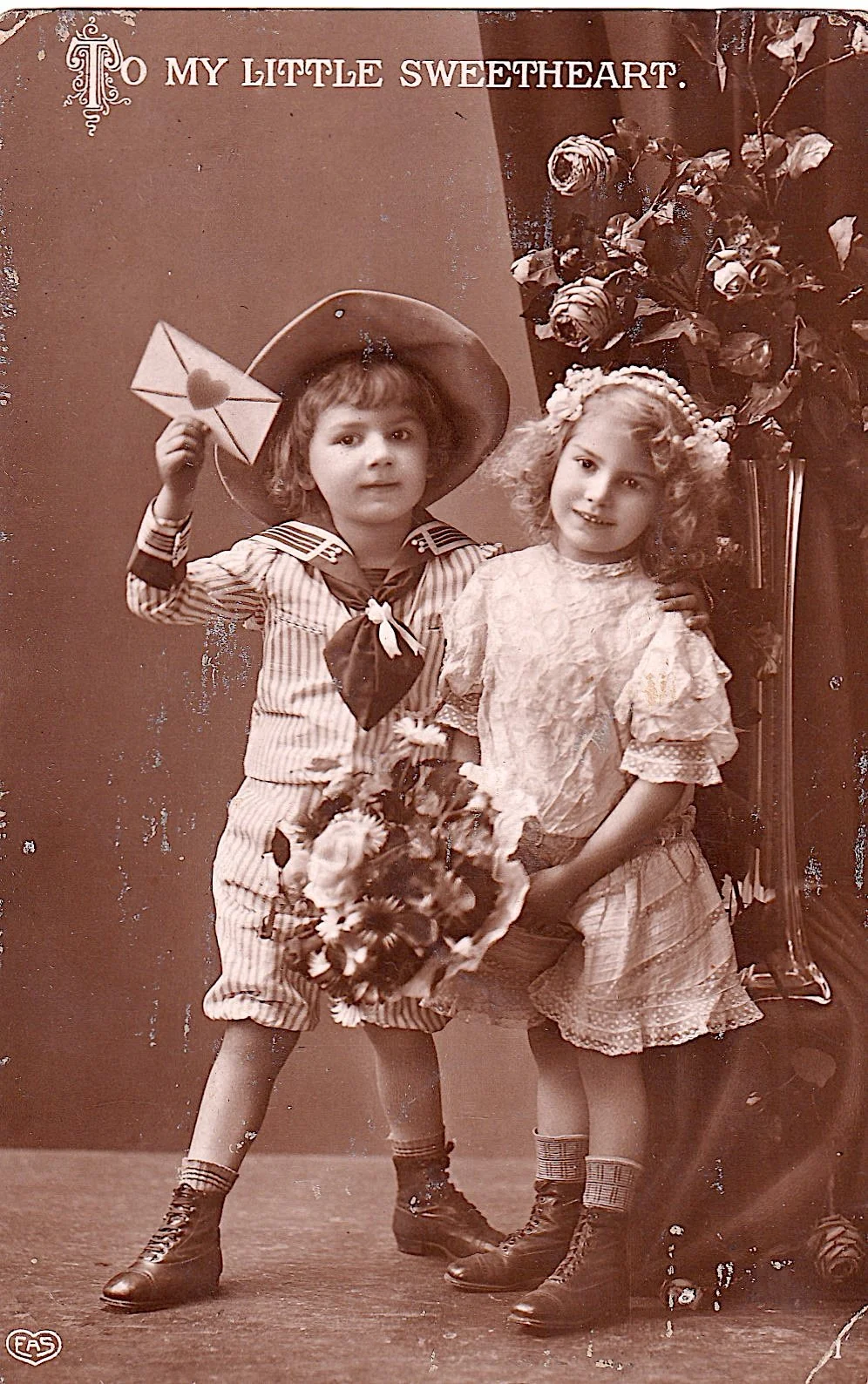 Photogenic nieces and a Valentine’s Day tableau