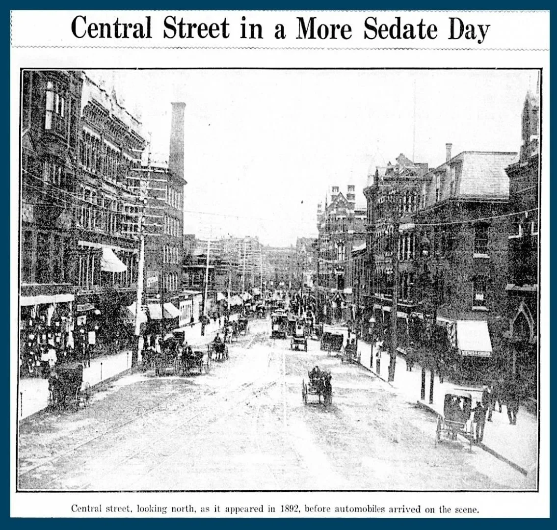 Historical glimpses of a busy corridor