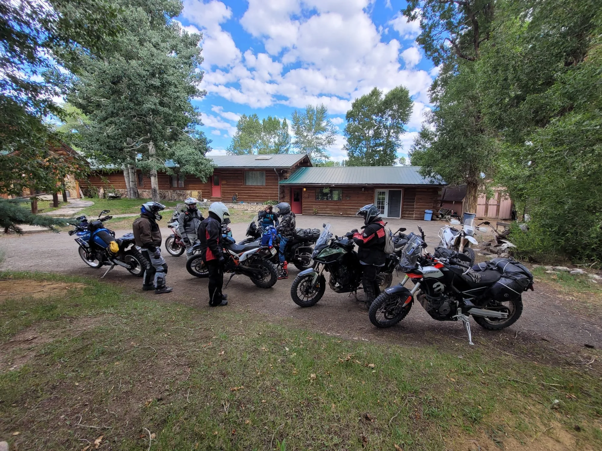 Wyoming motorcycle tour riding remote backcountry dirt roads