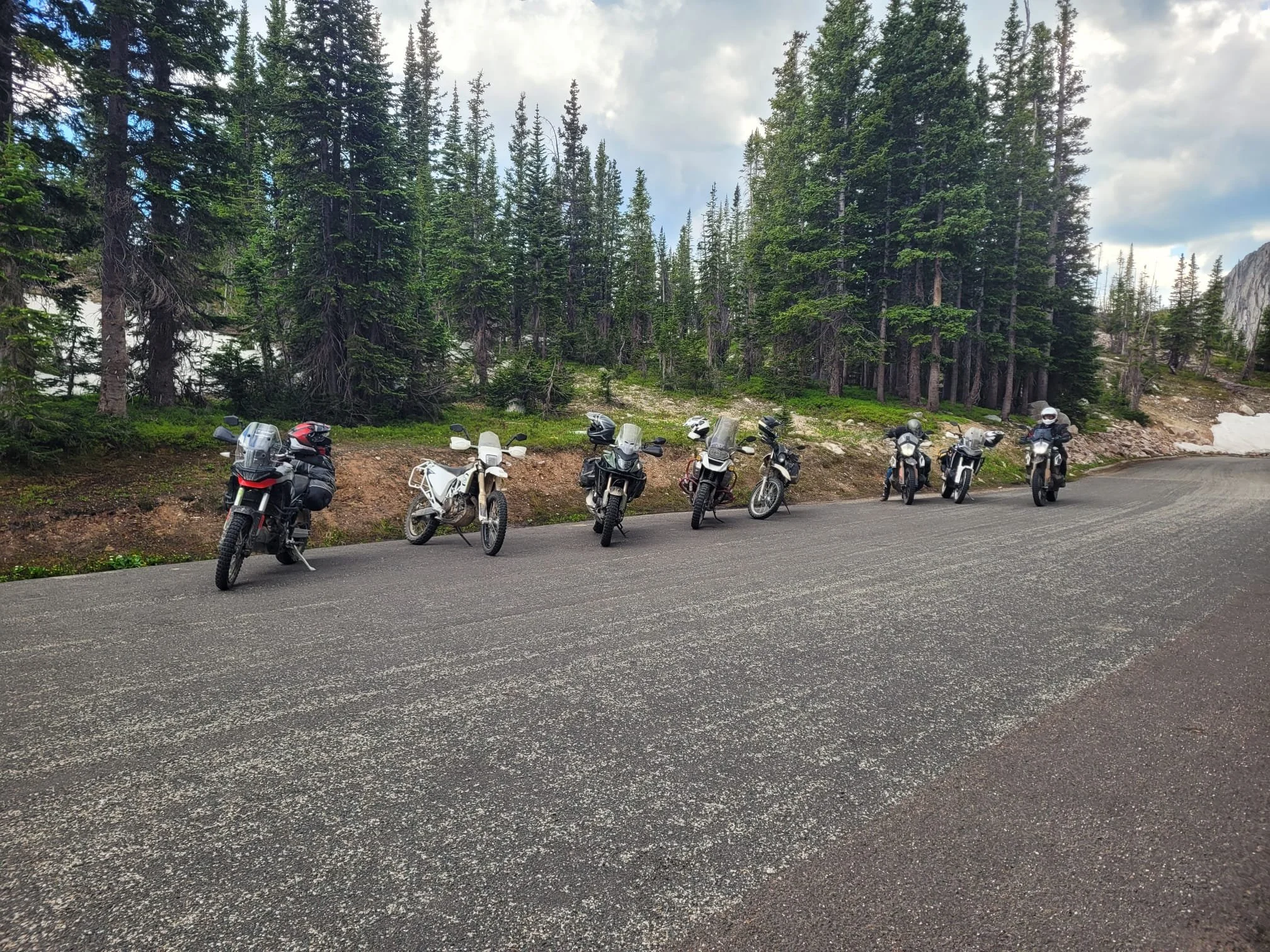 Wyoming motorcycle tour riding remote backcountry dirt roads
