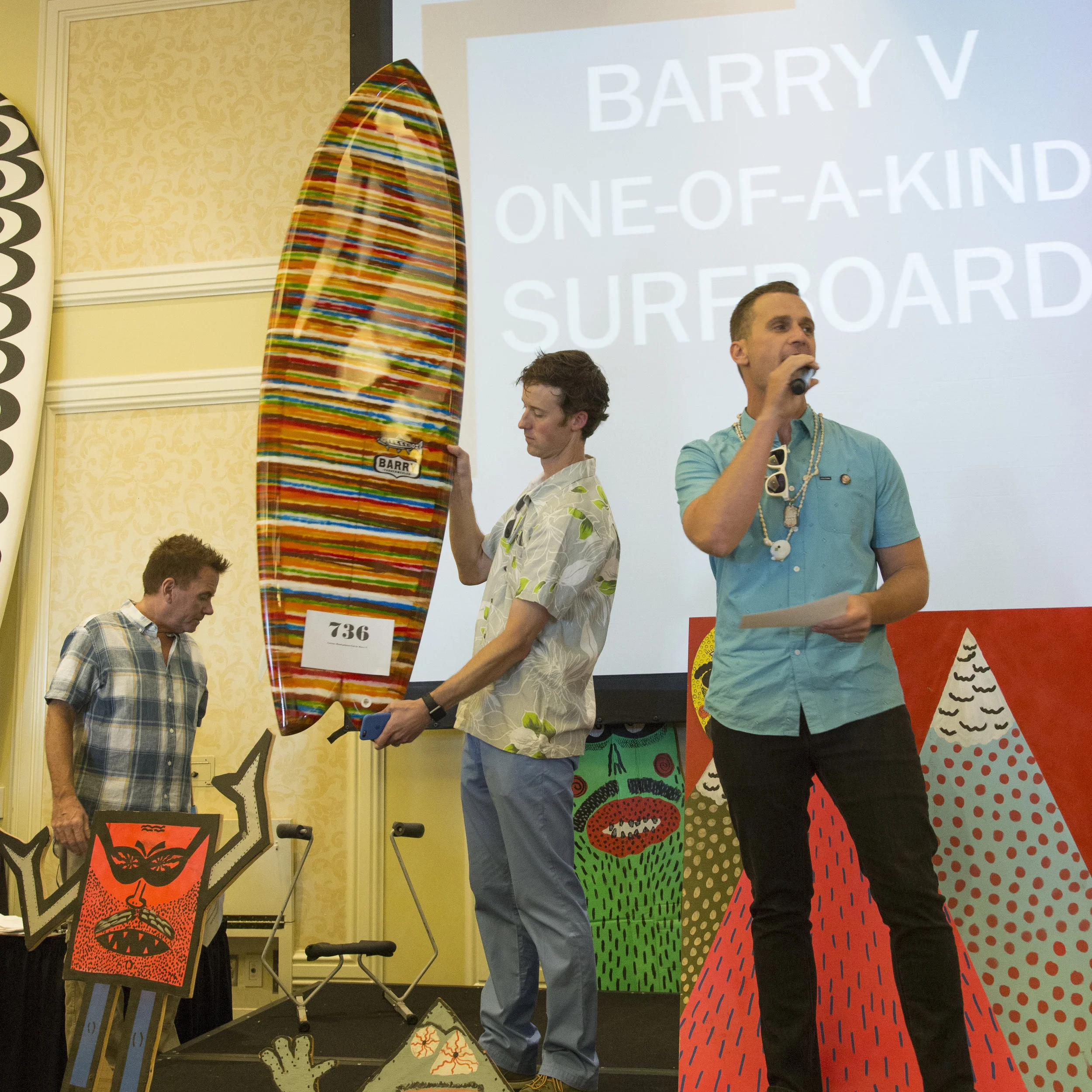 Barry V Pipeline to a Cure 2017 Custom Surf Board