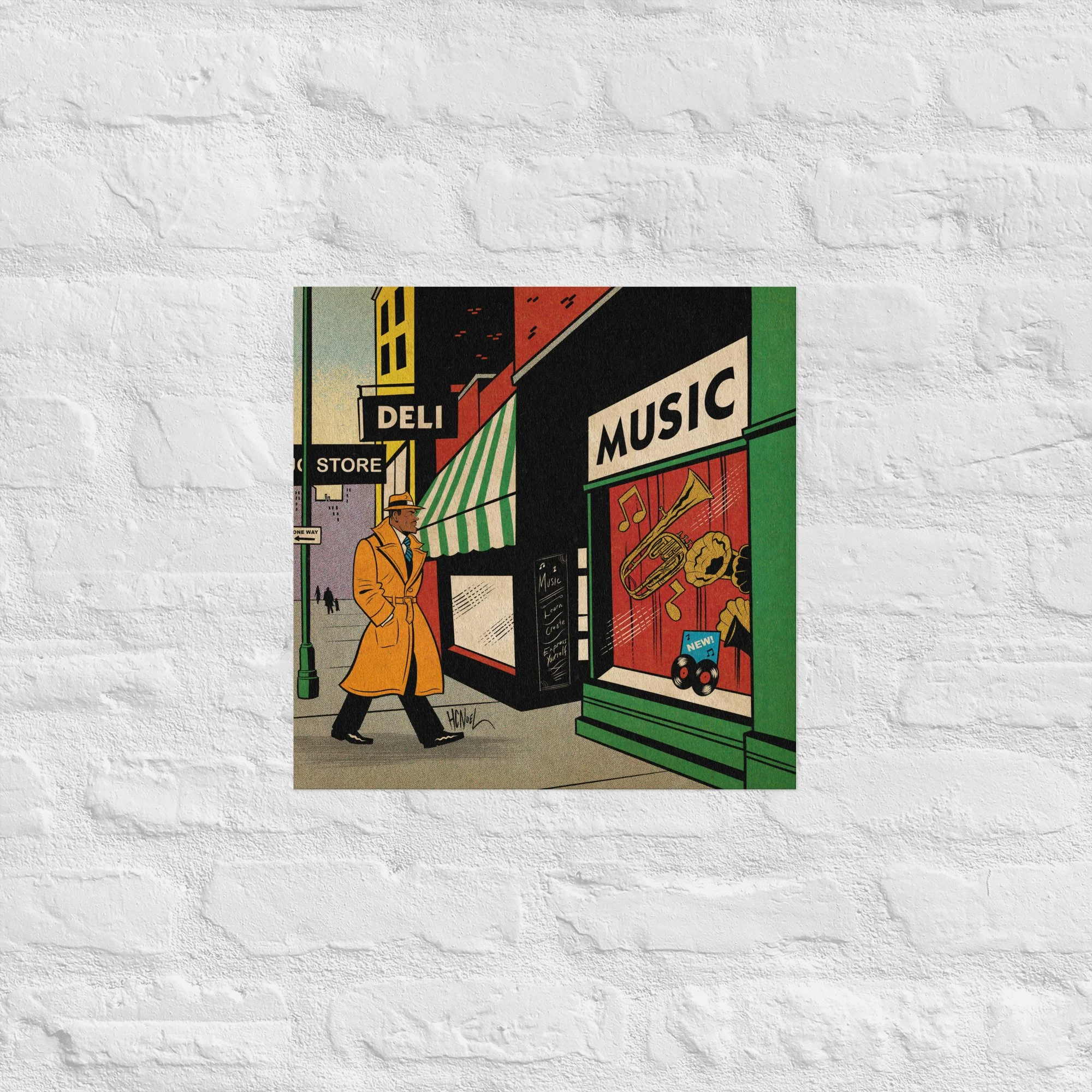 Music Shop Print