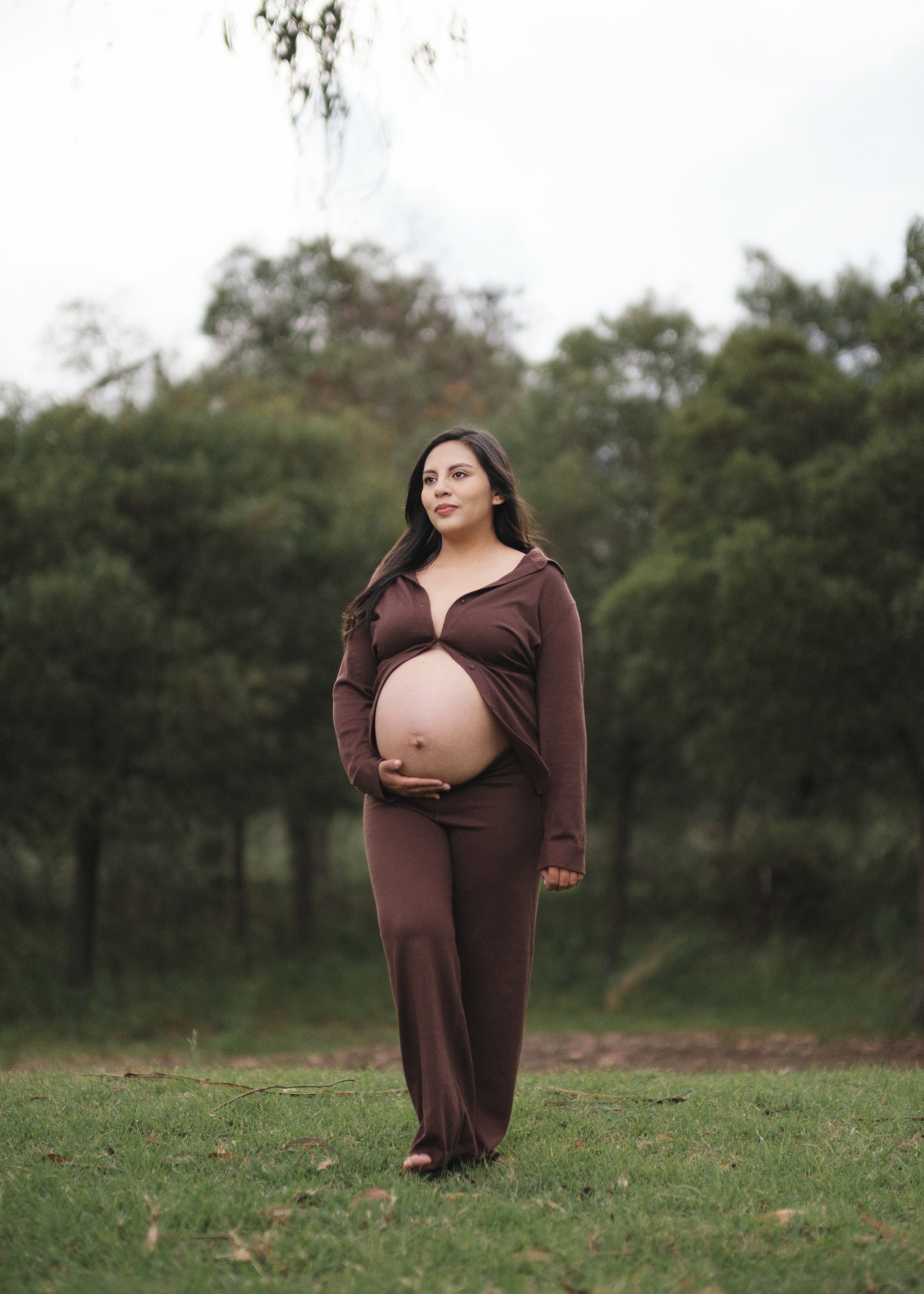 Sesión de embarazo en Riobamba | Catherine &amp; Gabo | Fotografías de maternidad en el Parque Ecológico