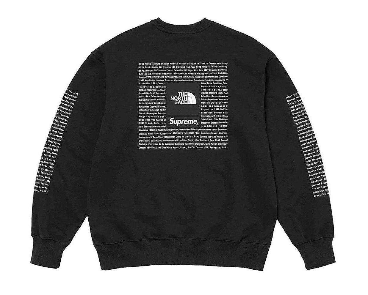 Supreme x The North Face Crewneck White Buy Supreme x The North 
