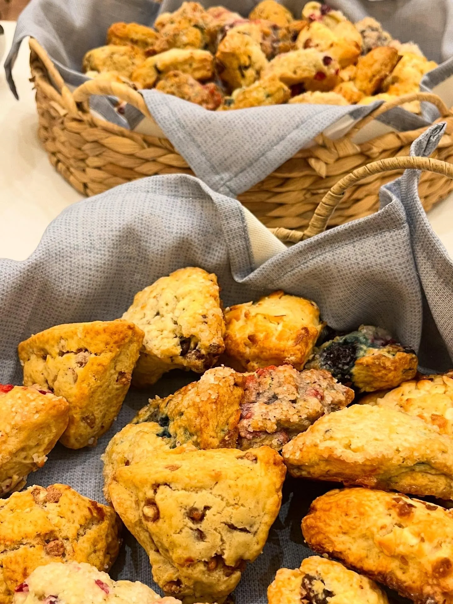 What a beautiful morning @christchurchgtown helping with their inaugural Sunday Brunch: Feast! Among the buffet items were baked goods from two places near and dear to me: scones and muffins from Mission Muffins, a workforce development program house