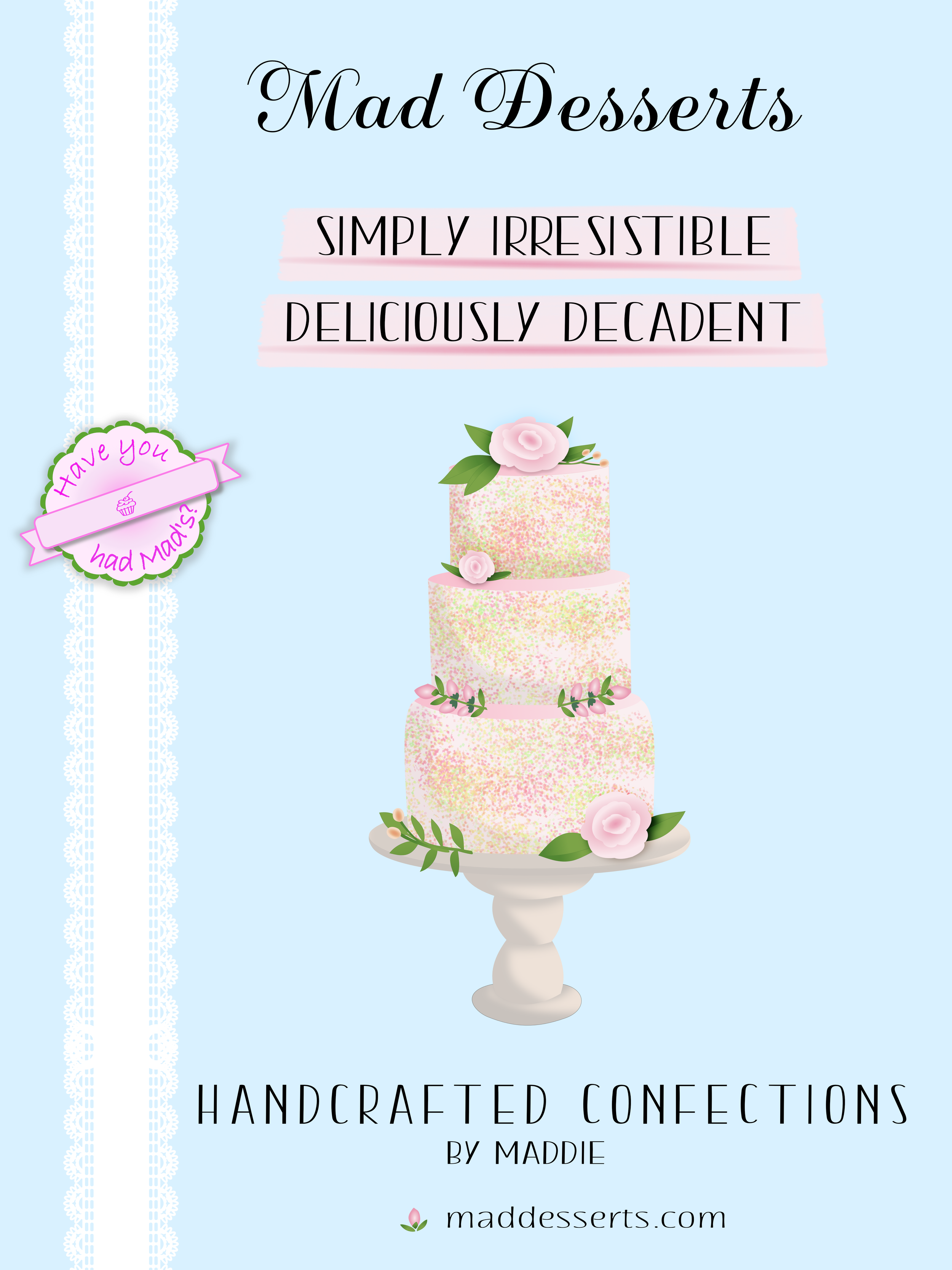 Mad Desserts Advertisement
