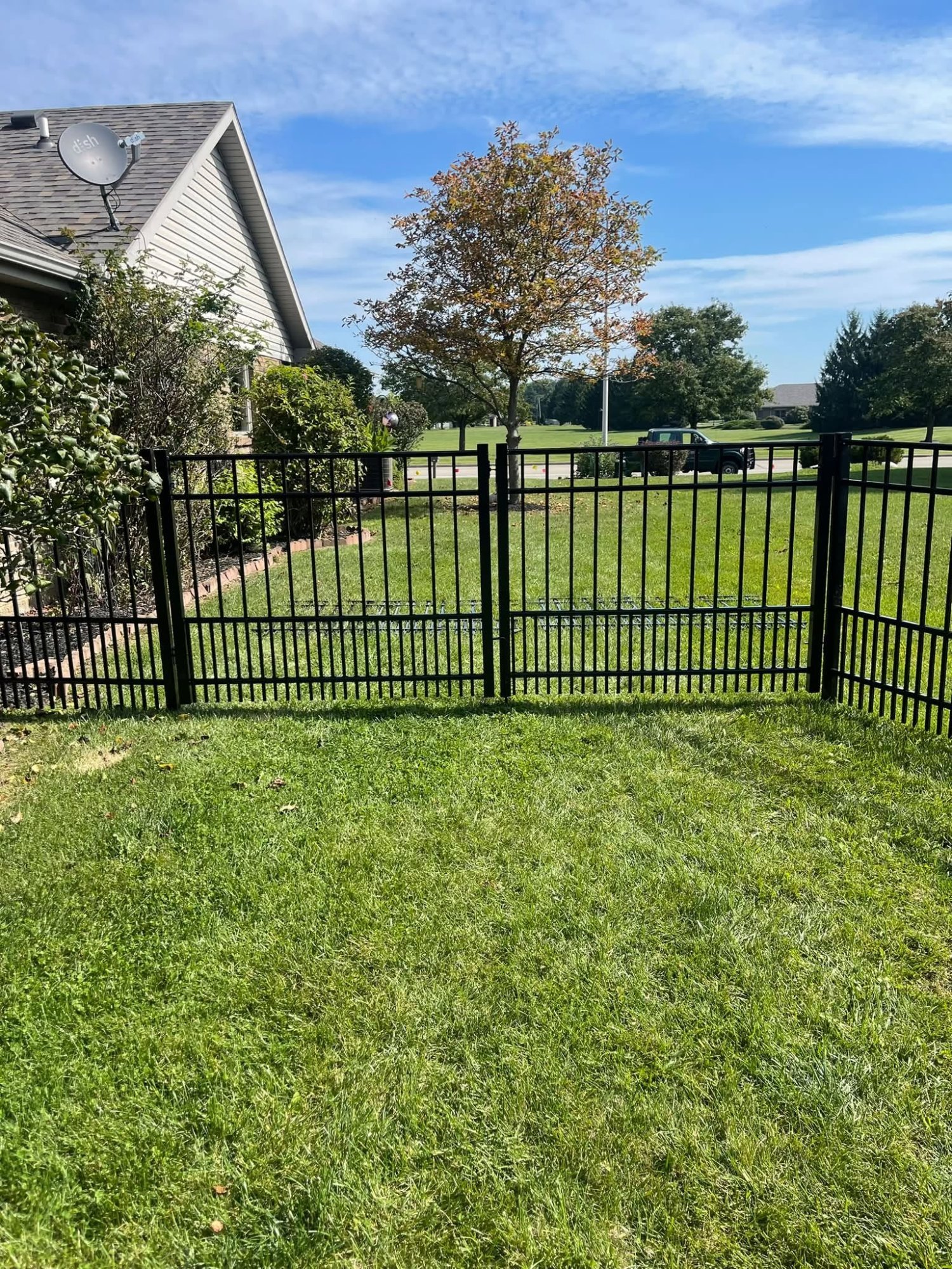 Black Aluminum Fence