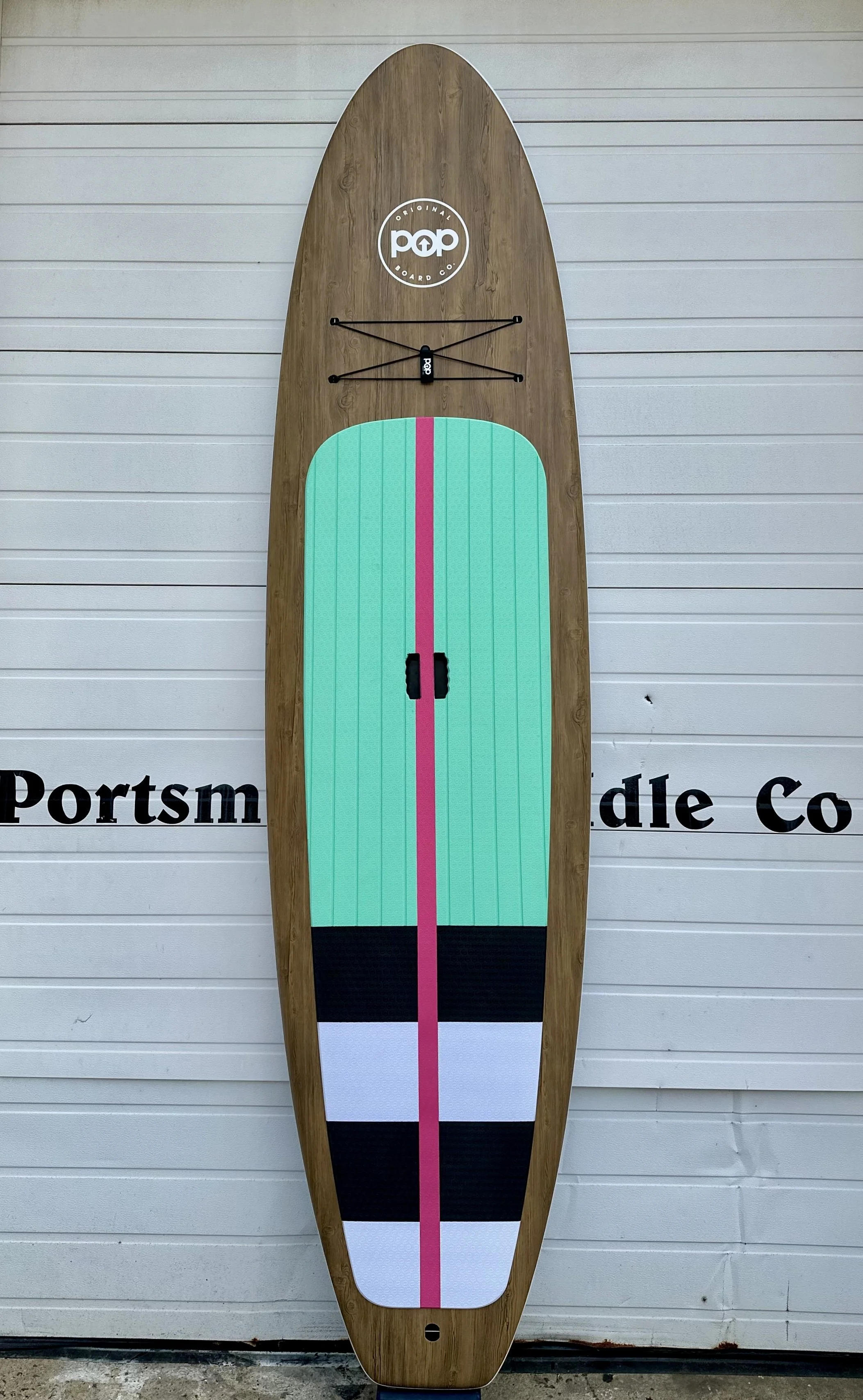 POP Board Co. 10'6 Amigo Faux Wood Mint SUP | Portsmouth Paddle Co.