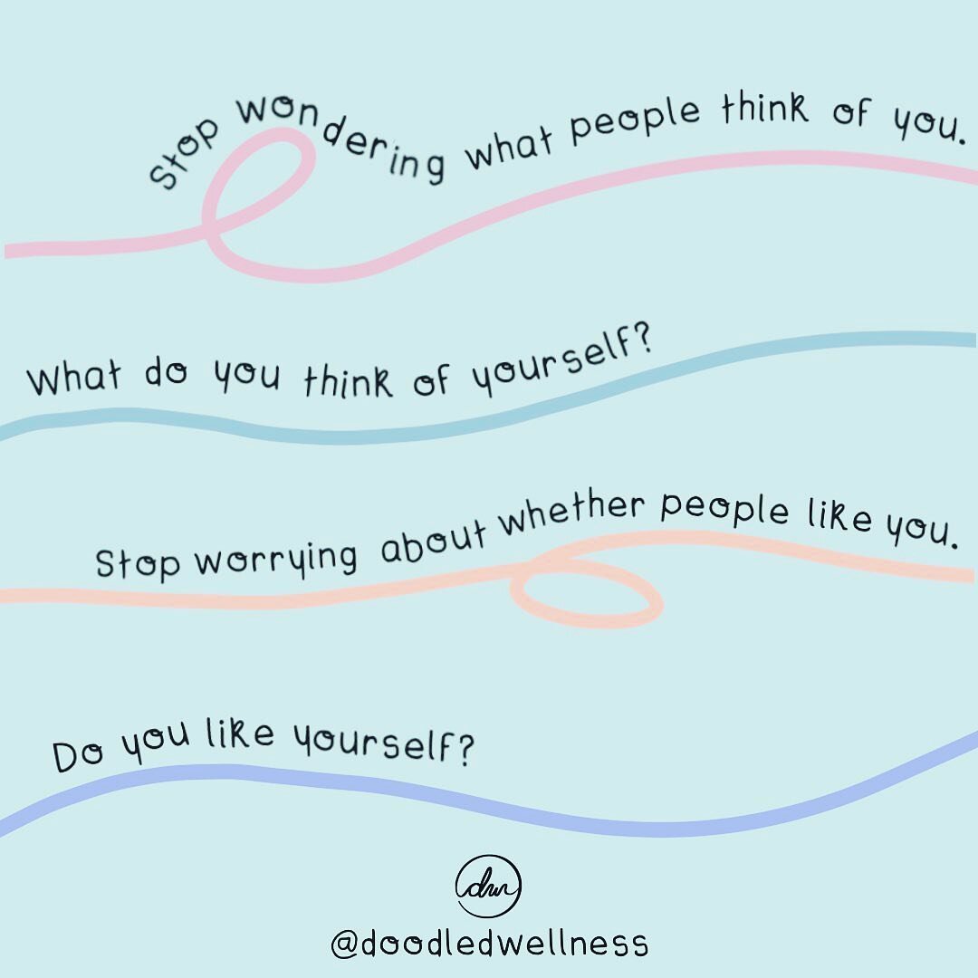 Ultimately you have to live with you, ask yourself these questions today. What do you think of yourself? Do you like yourself? Powerful questions worth a ponder this Monday morning.