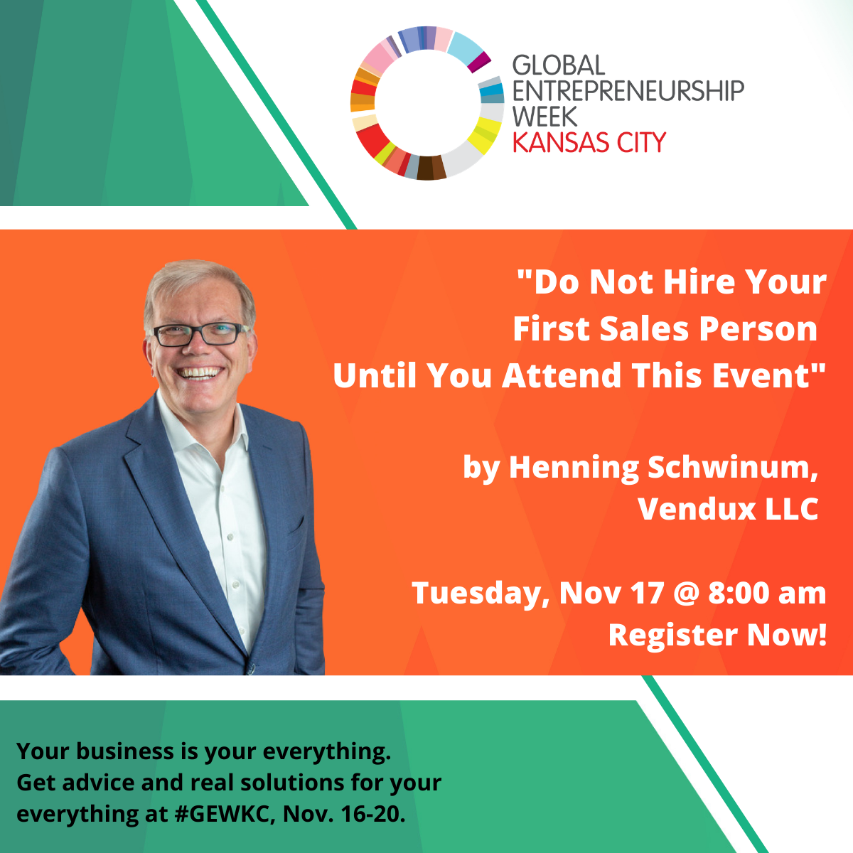 Do Not Hire Your First Sales Person Until You Attend This Event (GEWKC)