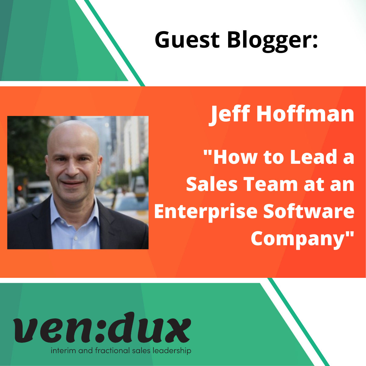 How to Lead a Sales Team at an Enterprise Software Company