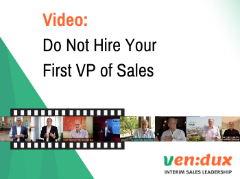 Do Not Hire Your First VP of Sales