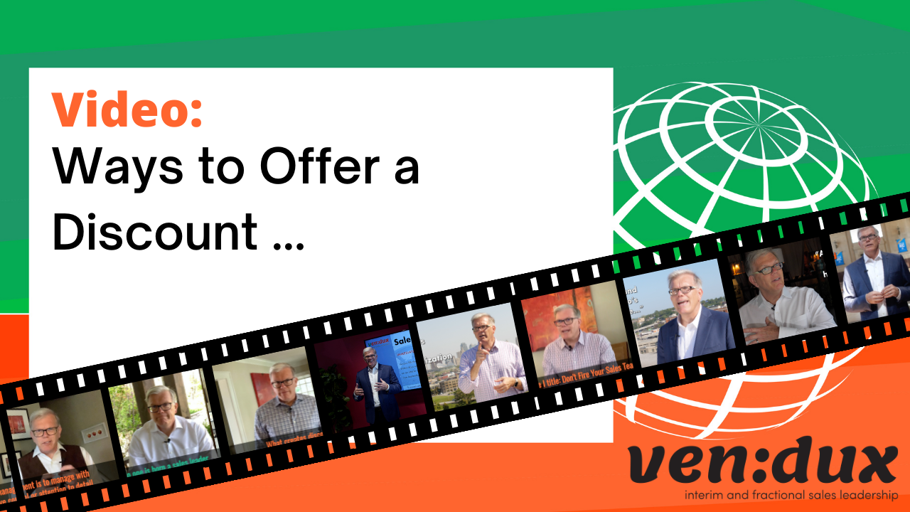 Ways to Offer a Discount...
