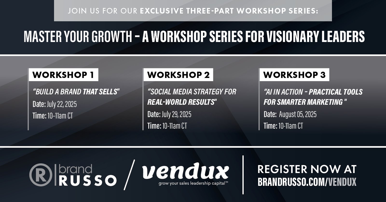 Workshop: Build a Brand That Sells