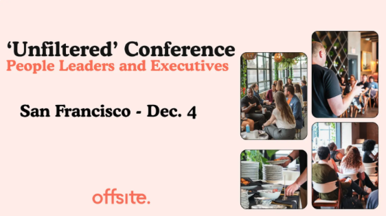 'Unfiltered' Conference - People Leaders and Executives