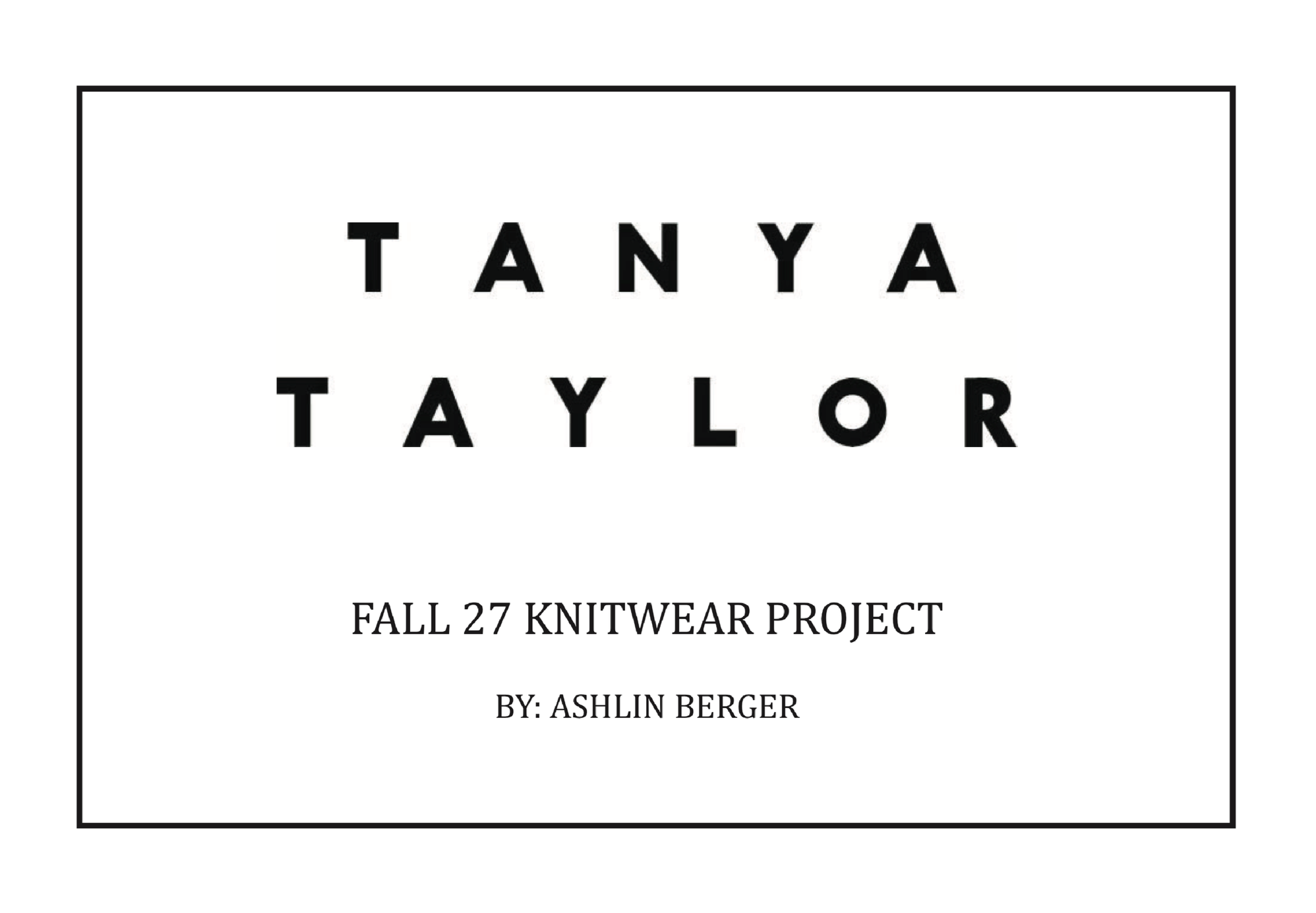 TANYA TAYLOR