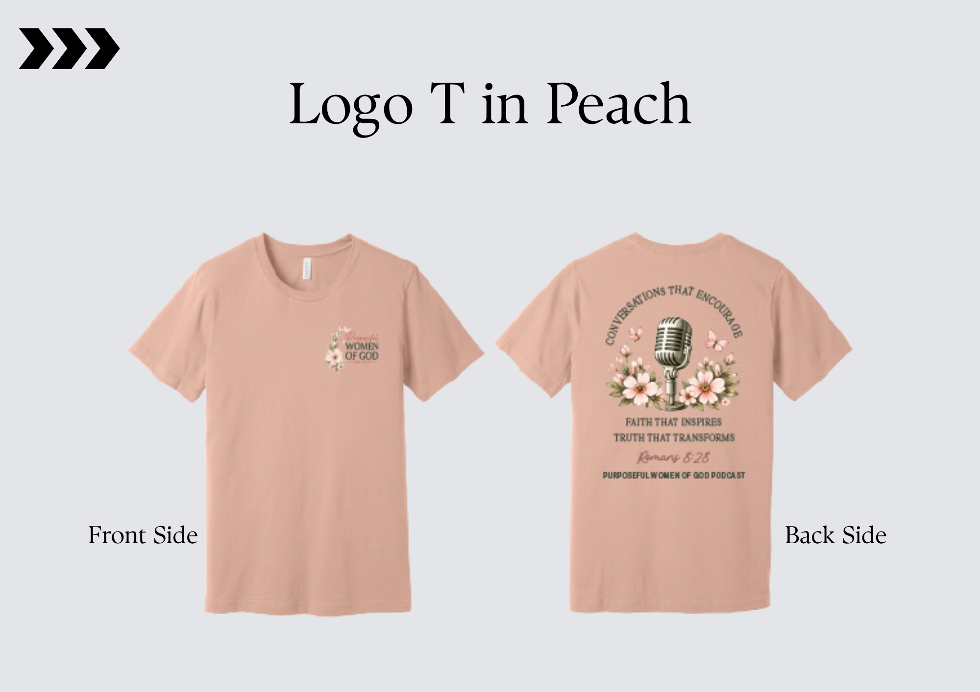 PWG Logo Bella Canvas Tee