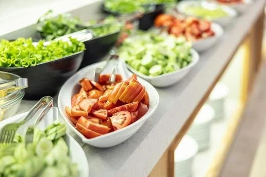 Buffet d'été gourmet avec soumission 12 personnes et plus