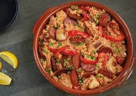 Riz espagnol avec chorizo et poulet