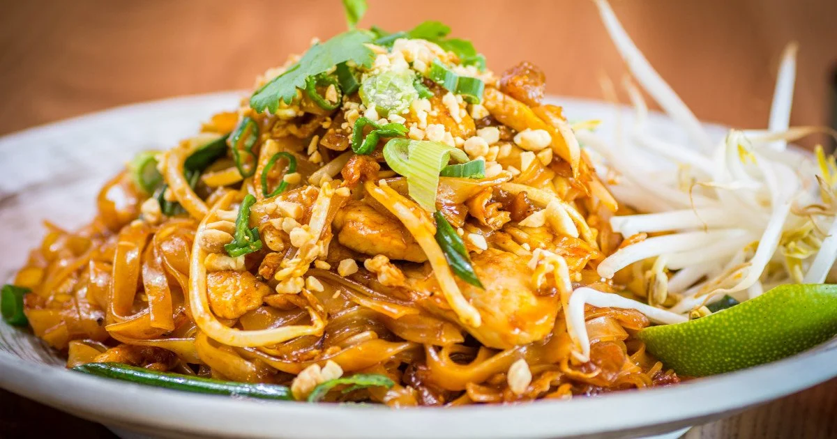 Pad thaï au poulet