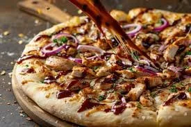Pizza poulet BBQ