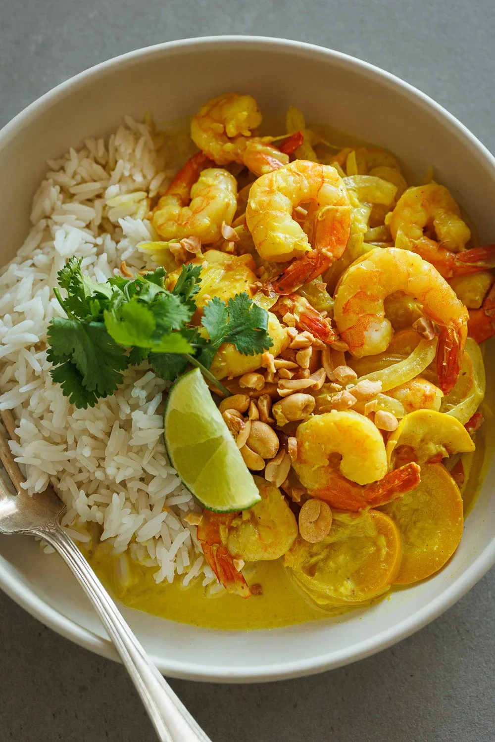 Cari de crevettes