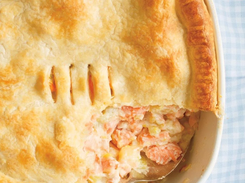 Pâté au saumon 9 pouces précuit sous-vide congelé