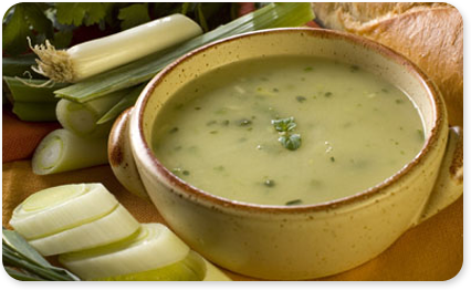 Velouté aux poireaux et au poulet 1L