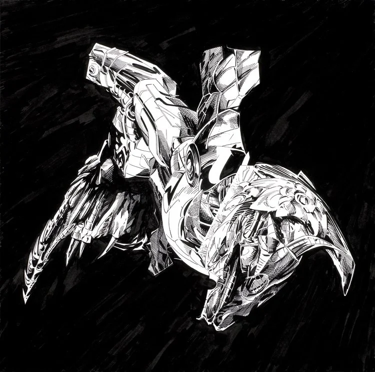 Black Rider 2010 ink on paper