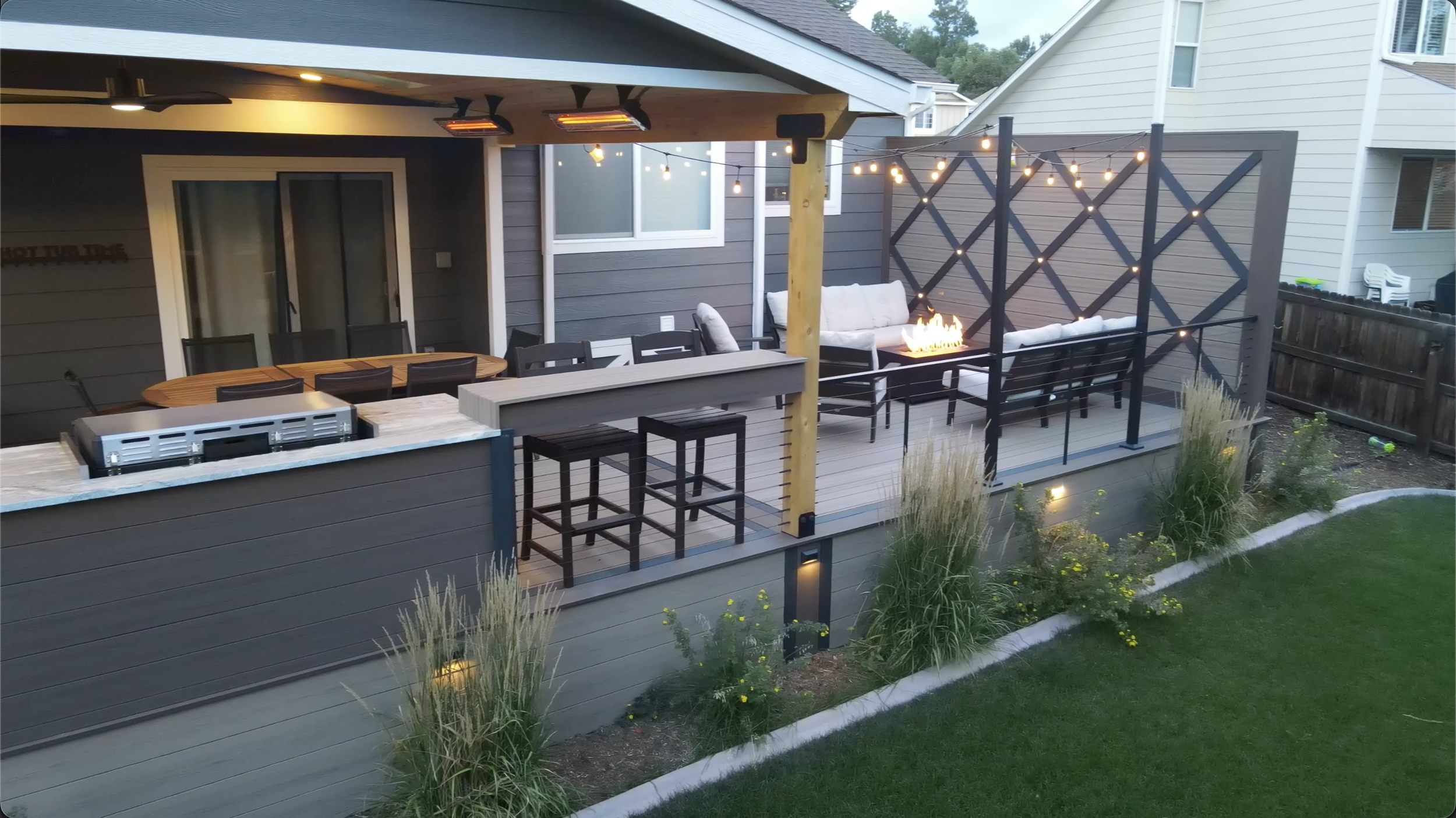 Heating Your Deck in Colorado: Infrared Heaters, Fire Features, and Cold-Weather Comfort