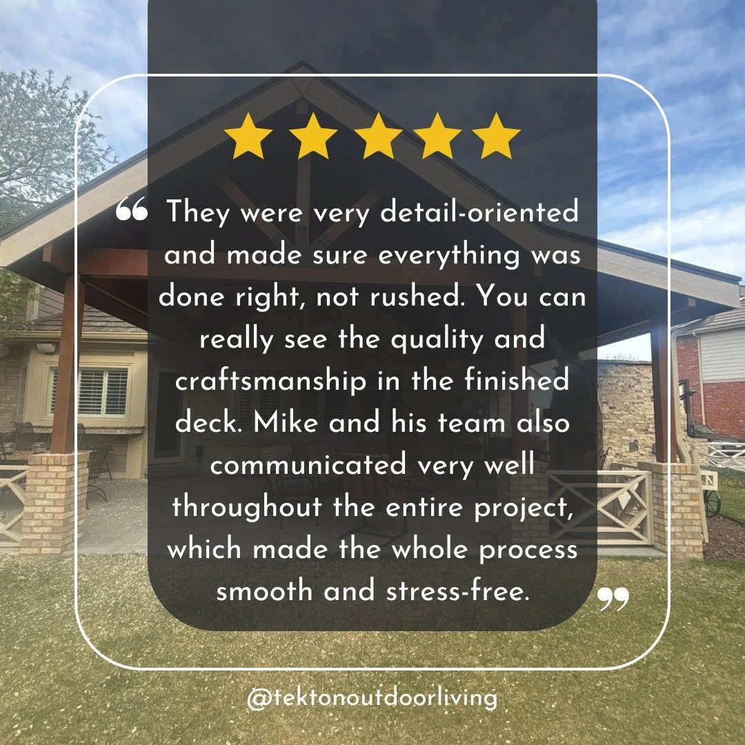 ⭐️⭐️⭐️⭐️⭐️ &ldquo;𝐃𝐨𝐧𝐞 𝐫𝐢𝐠𝐡𝐭, 𝐧𝐨𝐭 𝐫𝐮𝐬𝐡𝐞𝐝.&rdquo;

When you&rsquo;re investing in a new deck, you shouldn&rsquo;t have to wonder if corners will be cut&mdash;or if you&rsquo;ll be left guessing what&rsquo;s happening next. You deserv