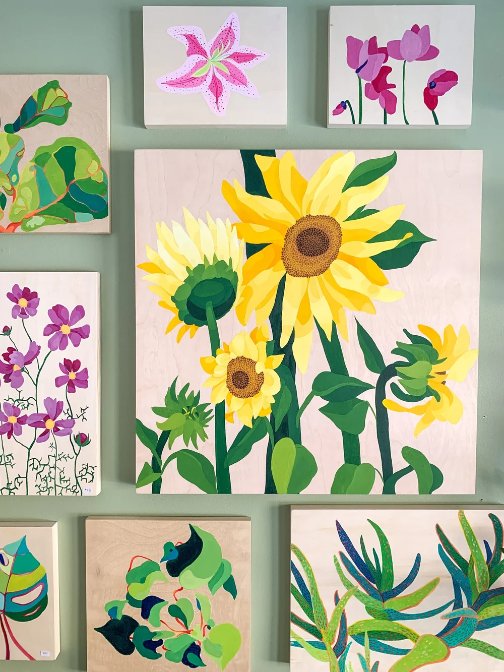 Sunflowers - Original Painting — Artwork By Emilie Darlington