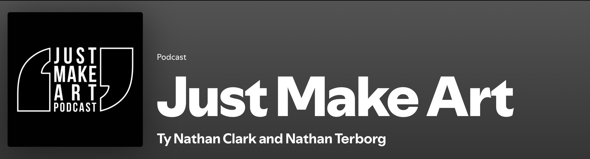 Just Make Art Podcast Logo