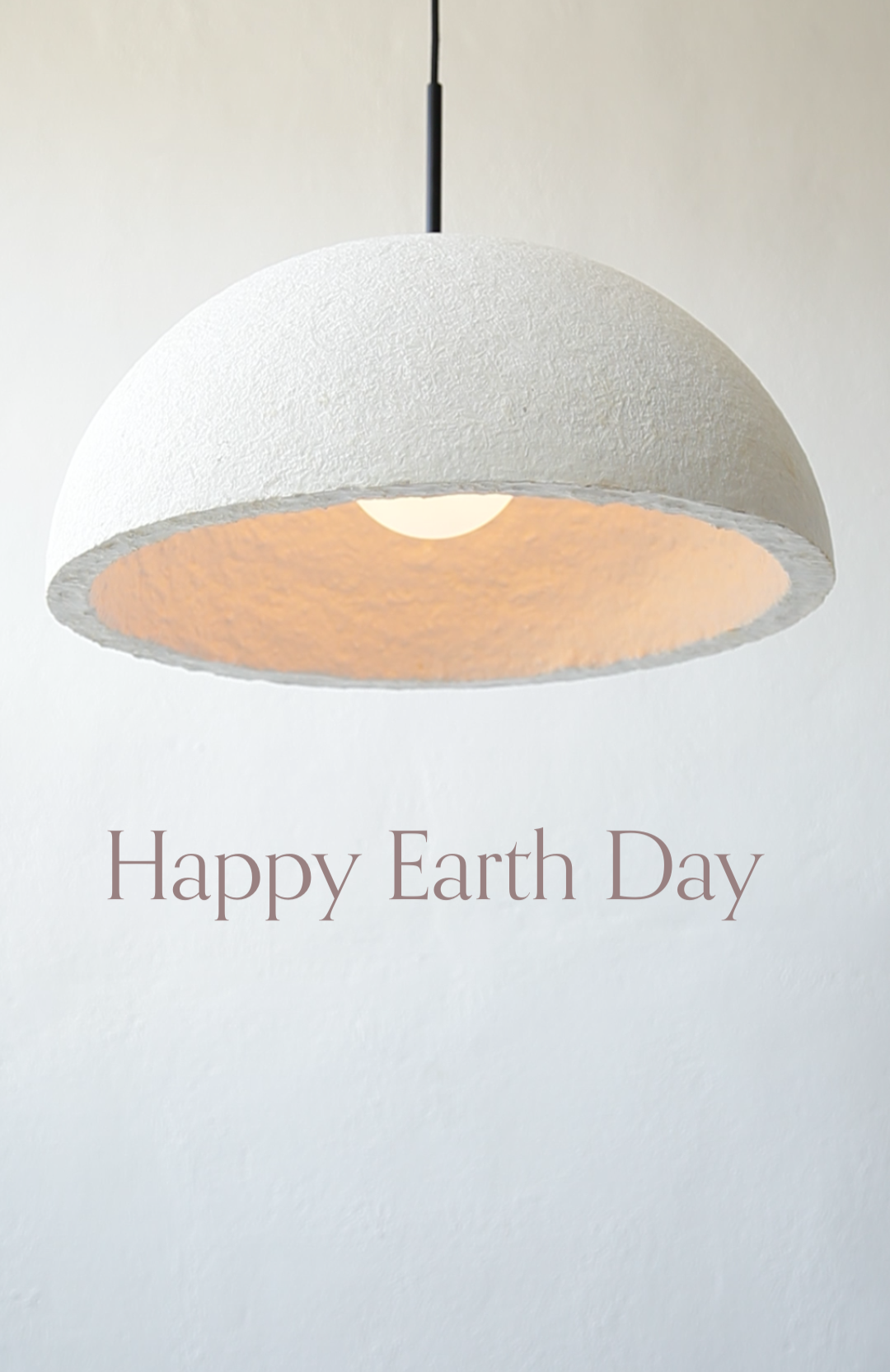 Sustainable Mycelium Hanging Lamp