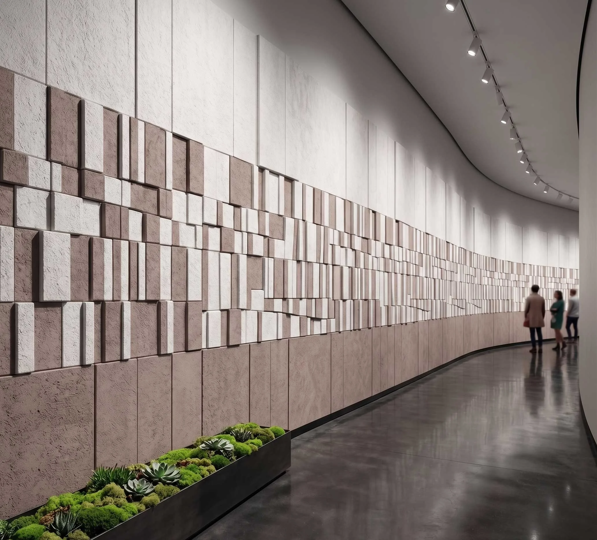 acoustic wall featuring non-toxic mycelium panels