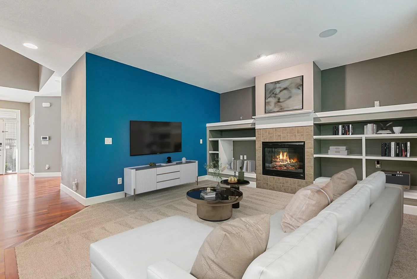 Our virtual staging edits are unparalleled in the real estate industry. Take a look at the meticulous attention to detail that truly brings these edits to life.

Notice the subtle reflections in the tvs. Those reflections don&rsquo;t occur naturally.