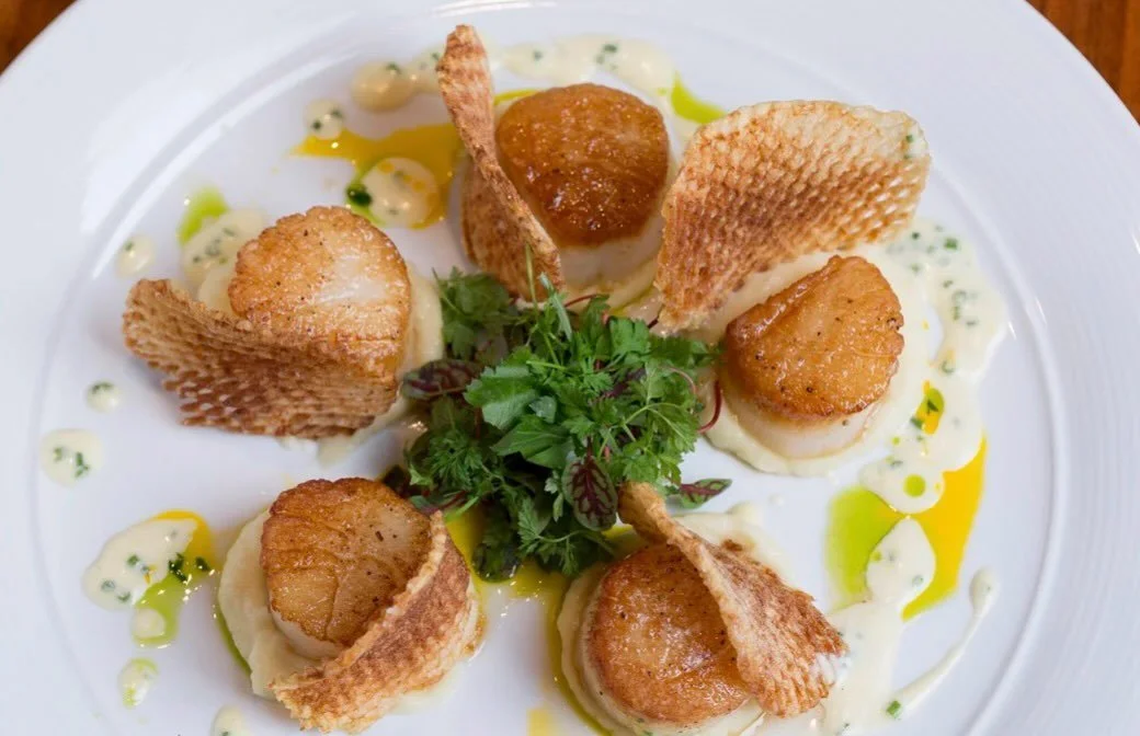 I had the opportunity to photograph one of the signature scallop dishes for Sovereign, the newest restaurant at ilani Casino in Ridgefield, Washington.

From the moment the plate arrived, I knew I was looking at something truly special.

The scallops