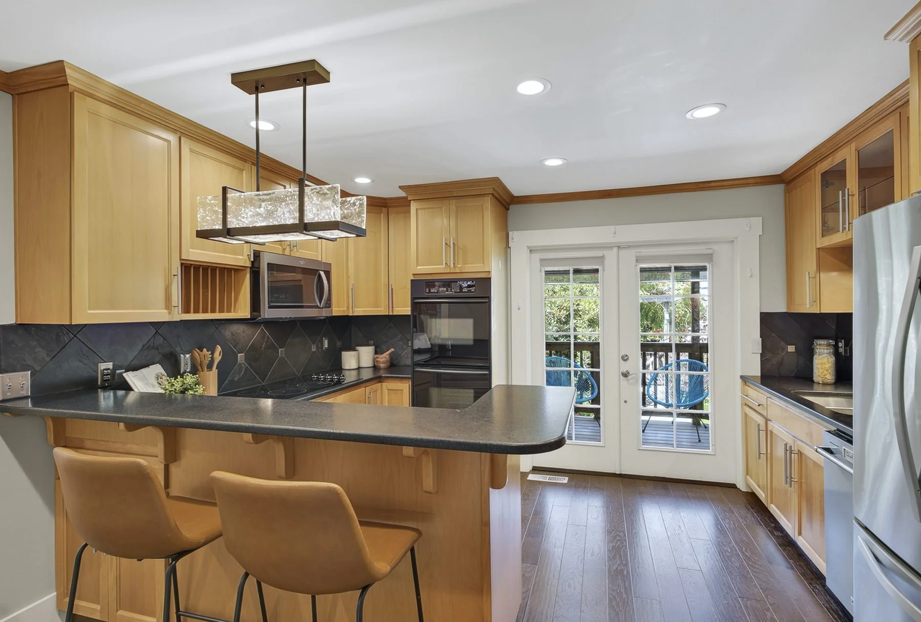 Urban homestead kitchen in a southeast Portland, OR home photographed by Paul Rich Studio