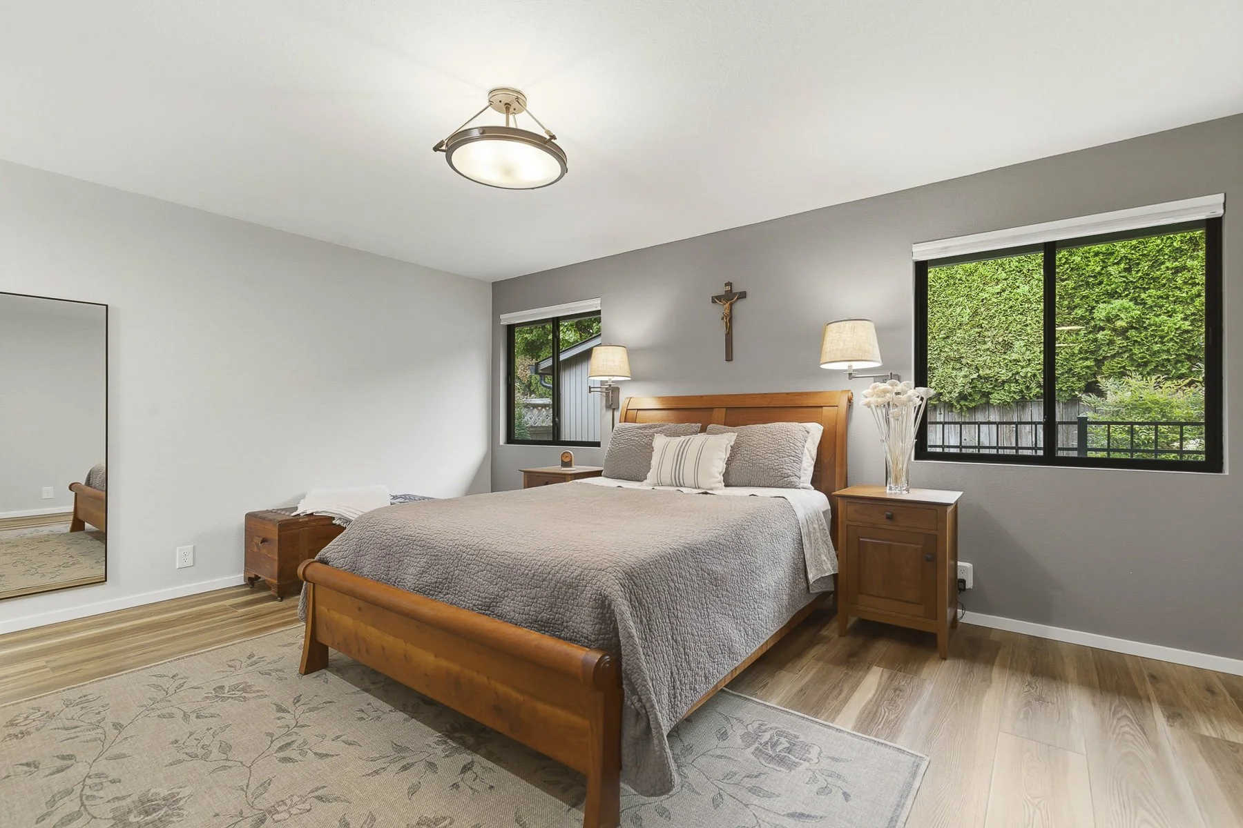 Primary bedroom in a home for sale in Vancouver, WA
