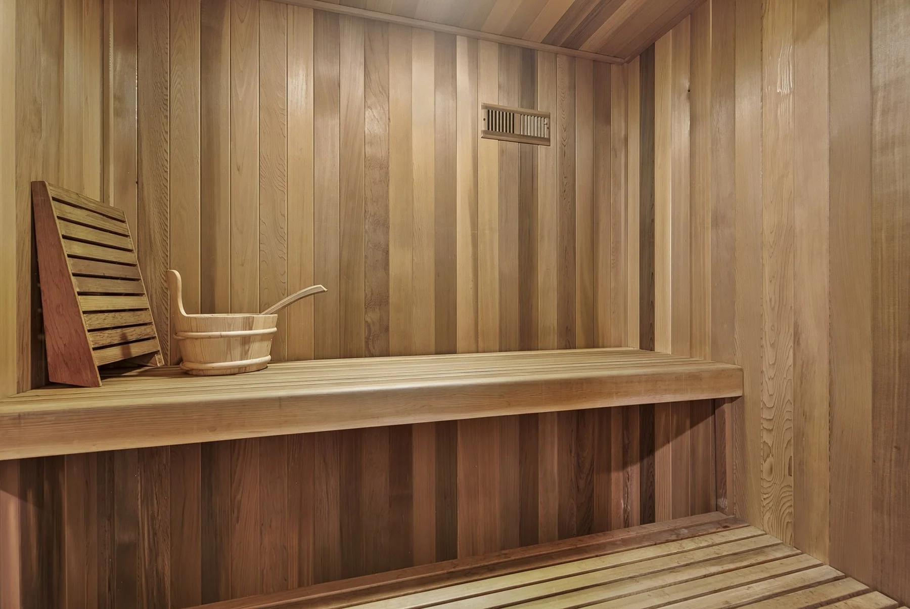 Interior photo of a sauna located inside a home in Portland, OR