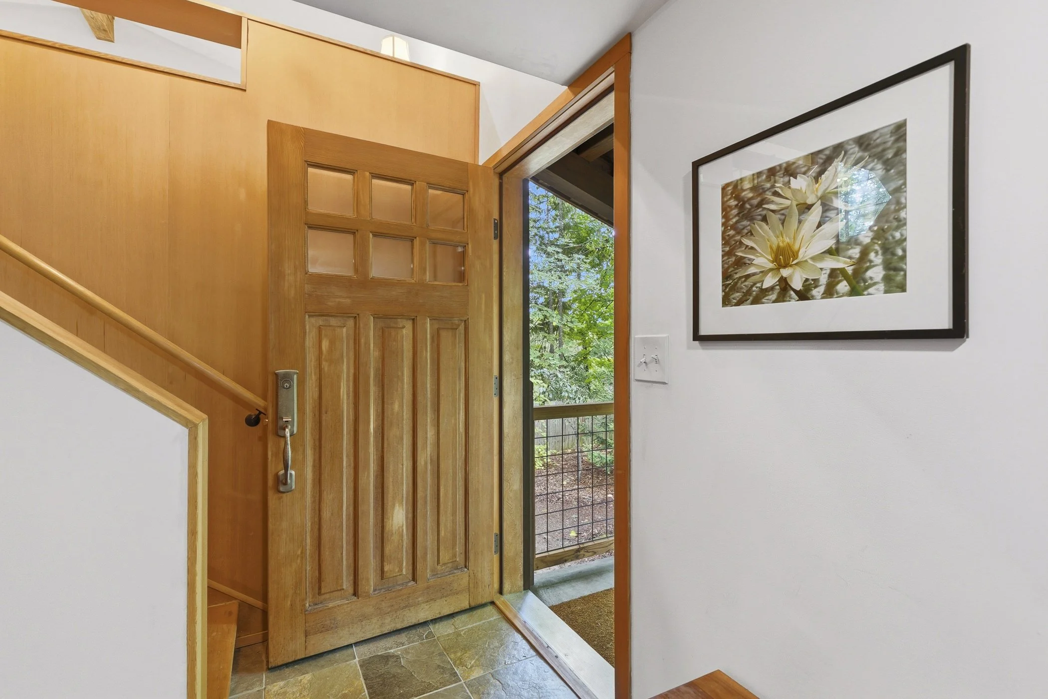 Entryway of a short term rental property in SW Portland