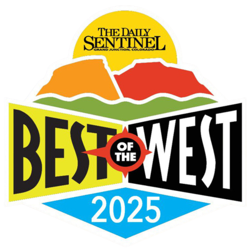 Logo for the Daily Sentinel Grand Junction, Colorado, promoting the Best of the West 2025.