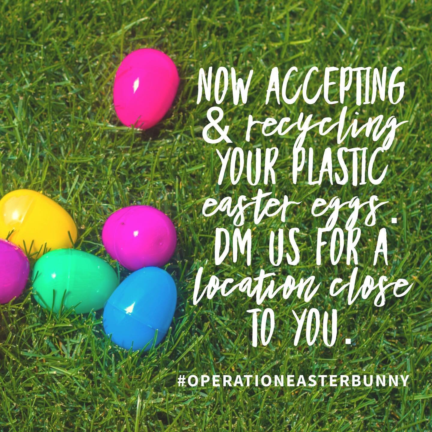 We are now accepting and recycling your plastic Easter Eggs. We will be using these next year for Fundraising Easter Egg Hunts. Just message us for the location closest to you and we are happy to recycle for the good of the community. Happy Egg Hunti