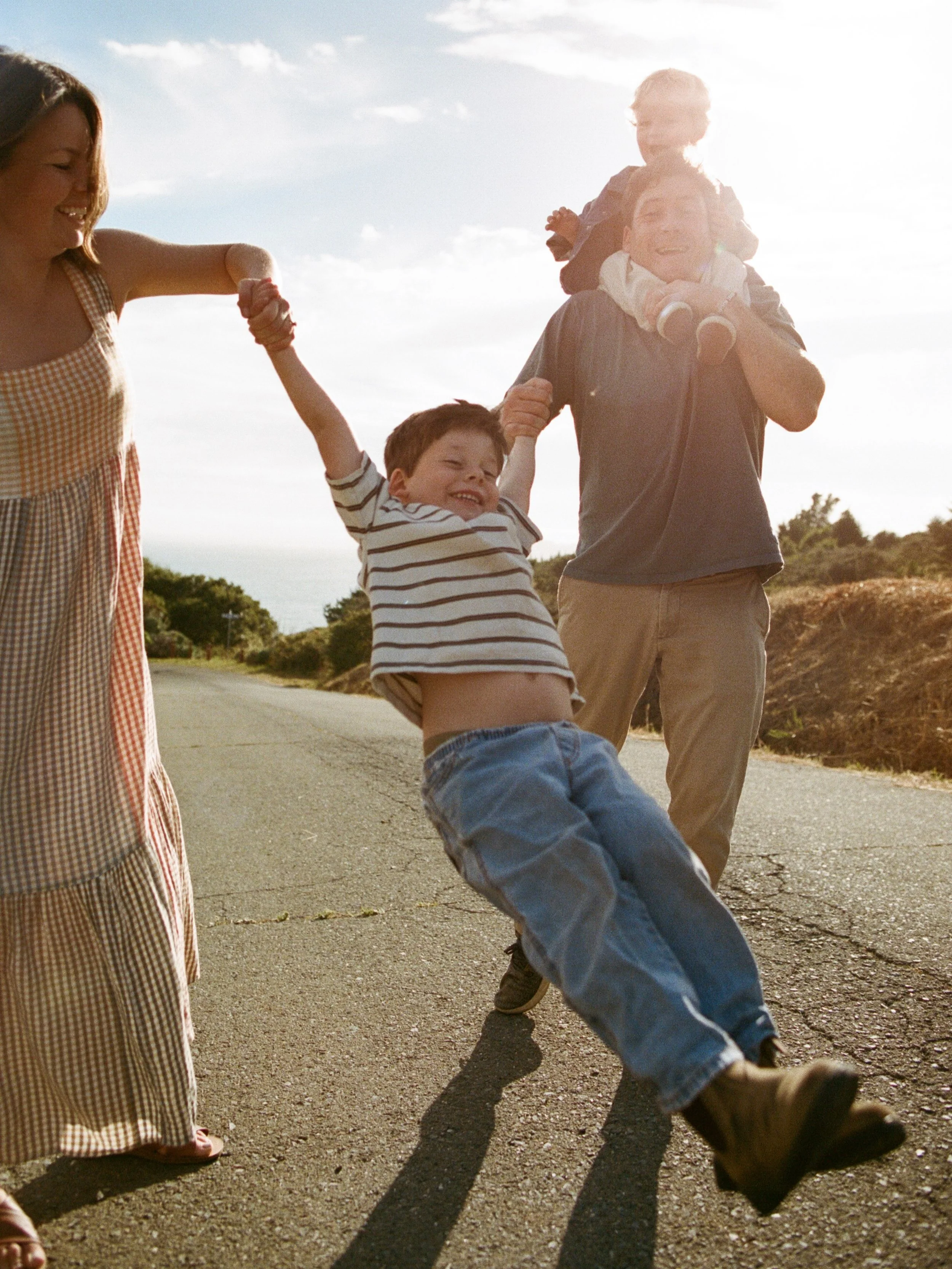 Swing, toss, run, jump // I&rsquo;m booking portrait sessions now through the end of the year! Captured on film, play/adventure focused always, and all about the love. I&rsquo;ve also added a few Sunset Sessions as a quicker lower cost option, offere