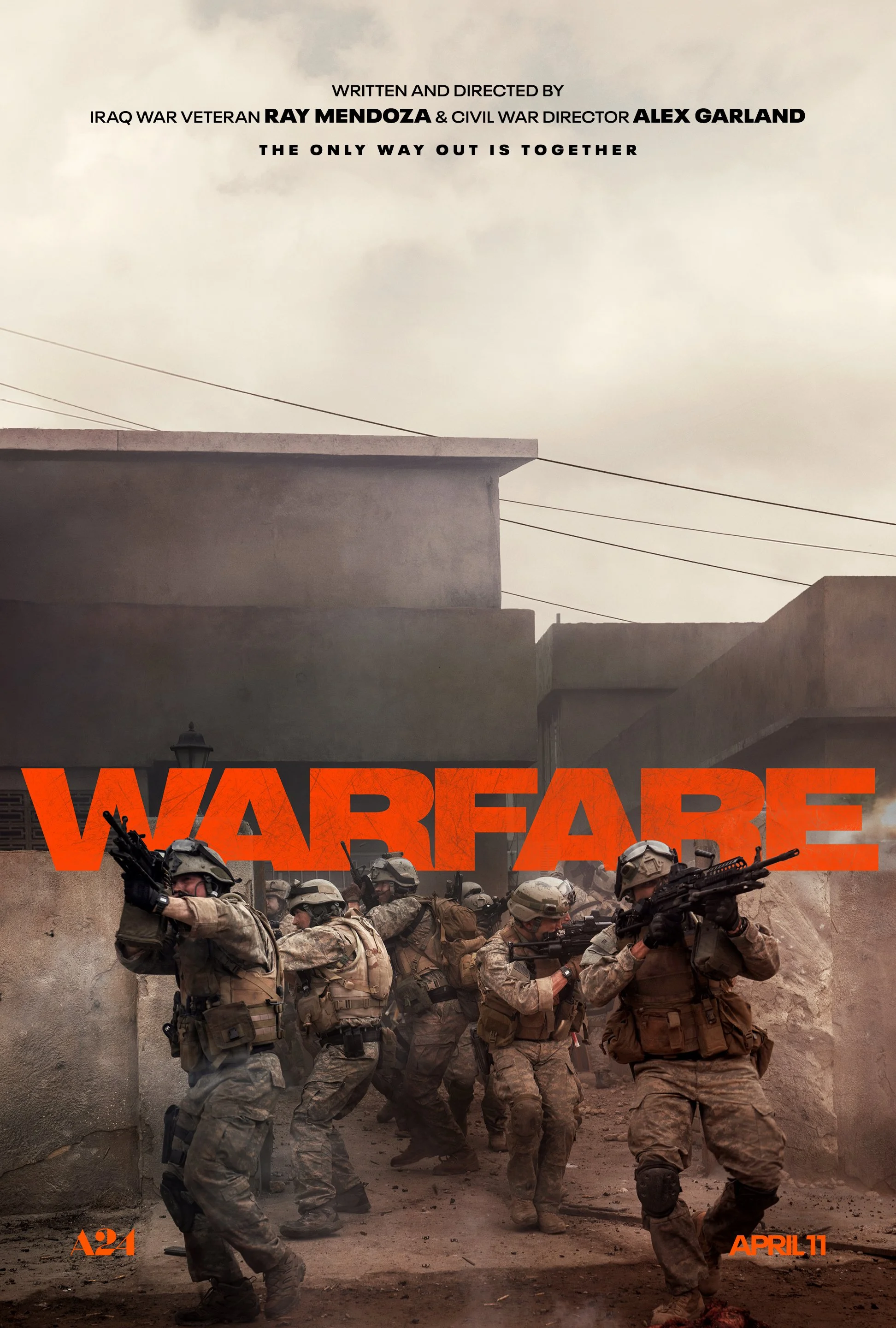 Look for the blood and the smoke. Tickets are on sale now for WARFARE - in IMAX April 11.