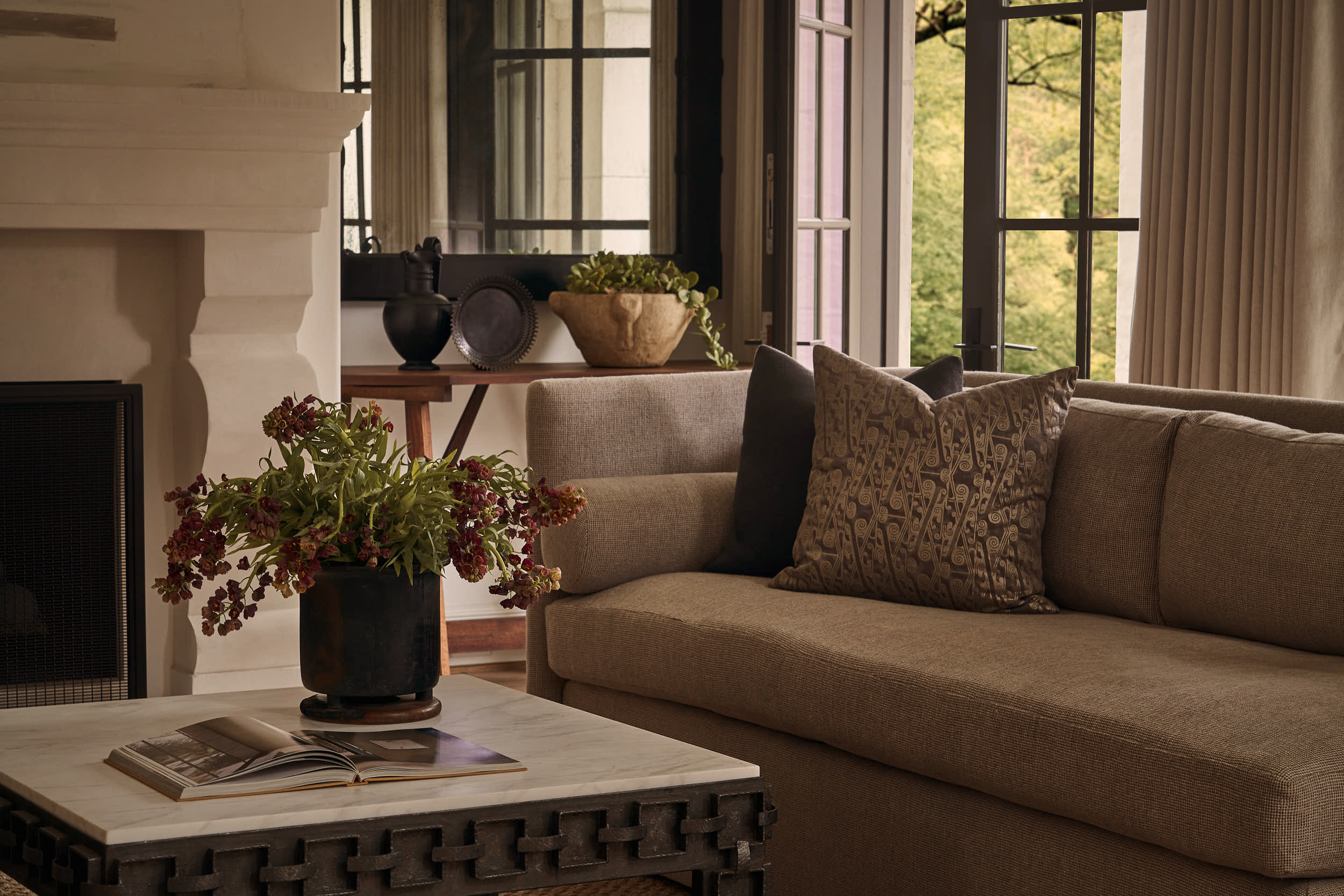 Interior Architectural details highlighted in residential photography shoot by award winning Nashville photographer Nick McGinn
