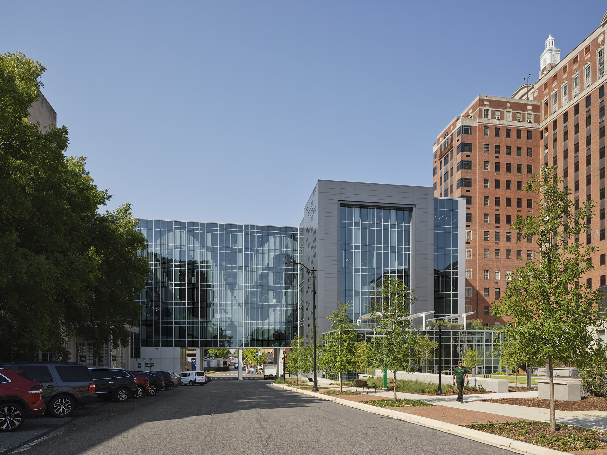 The UAB Genomics facility stands as a beacon of modern laboratory design and innovation in the heart of Birmingham’s medical district. As an architectural photographer, my goal was to document how the built environment facilitates groundbreaking gene