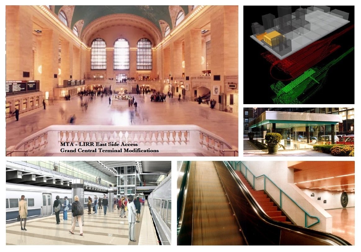 MTA - LIRR East Side Access. Grand Central Terminal modifications. NYC.