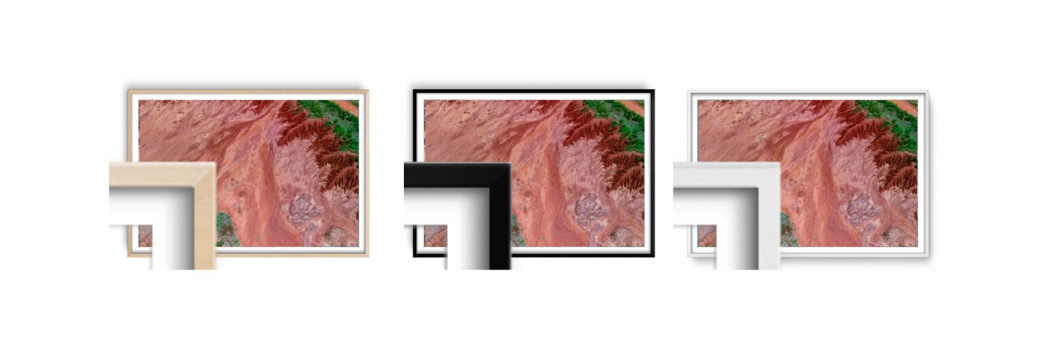 Pindan Red ocean cliffs near Broome - frame options